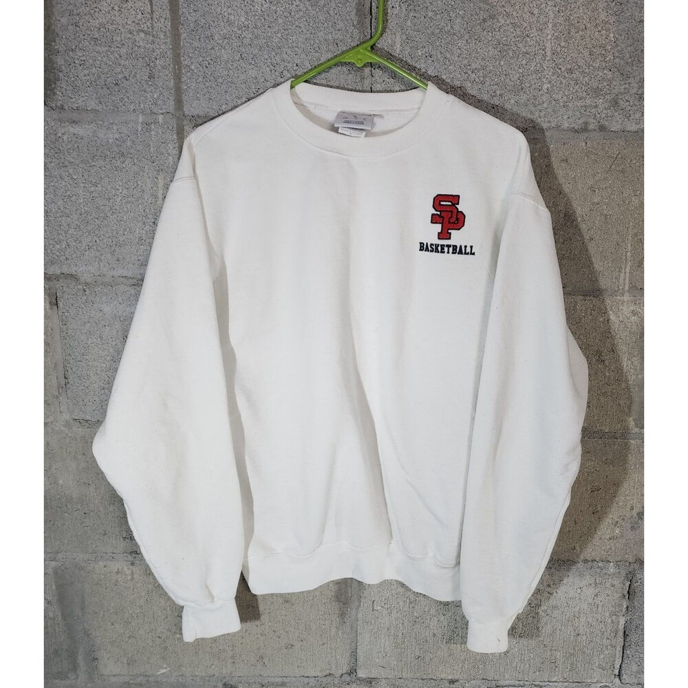 Champion Eco Authentic Embroidered SP Basketball Logo Men's Sweatshirt Size M